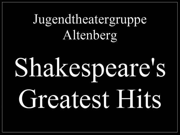 009 shakespeareshits